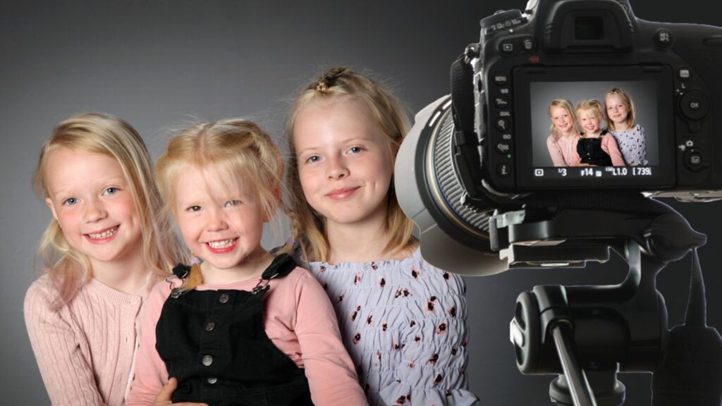 Barnfotografering för hela familjen i alla åldrar.