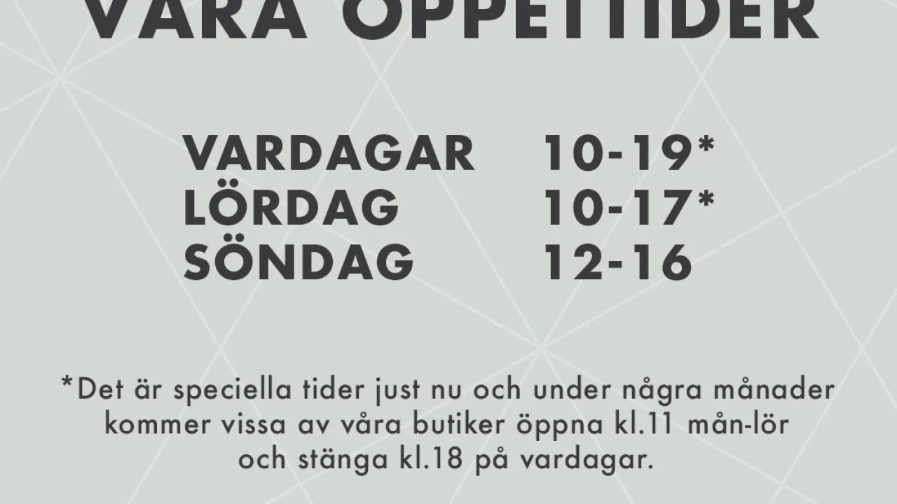 Öppettider feb