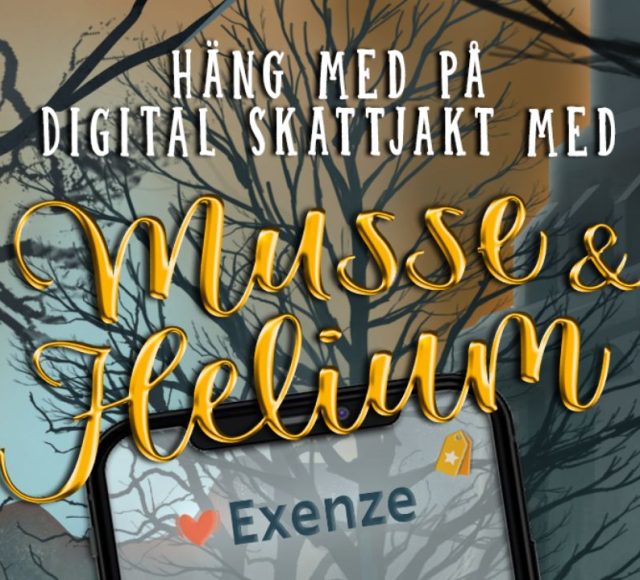 Digital skattjakt med Musse & Helium i Umeå centrum.